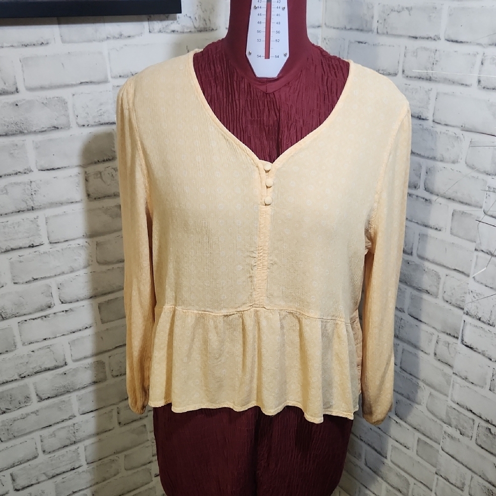 SO Yellow SZ XL Blouse